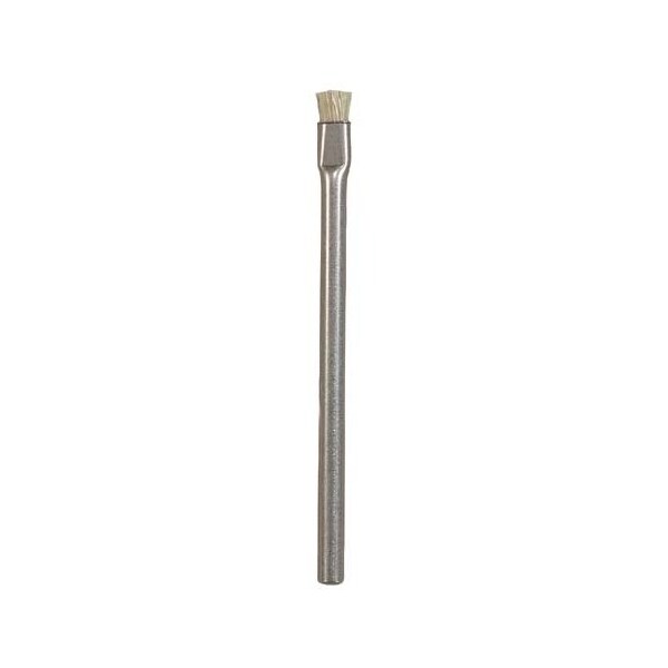 Applicator Brush, Anti-Static Goat Hair, 3/8 D SS Tube Handle, PK12